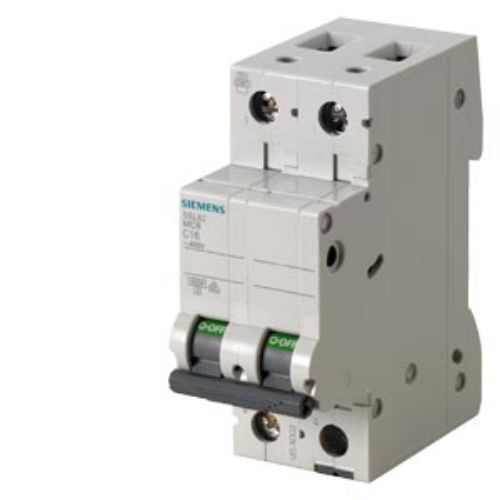 Picture of Moodulkaitselüliti 5SL6, 2P, 2A, C, 6kA, Siemens 