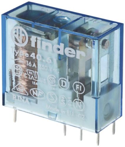 Picture of Minirelee 40.61, 1CO, 16A, 110VDC, pesa 95 seeria, Finder 
