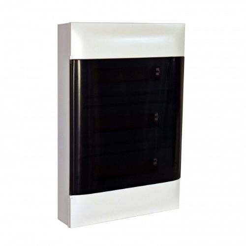 Picture of Pinnapealne moodulkilp Practibox S, transparent uks 36m(3x12), IP40, PE/N latiga,Legrand 
