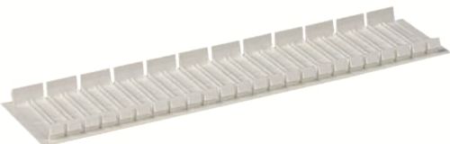Picture of Katteplaat DIN avakate, 12M, L215mm, hall, (50tk/pk) ABB 