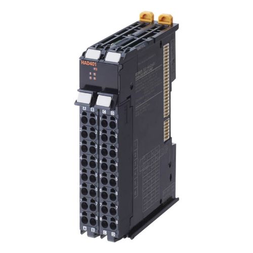 Picture of 4 High Speed Analog Inputs,  differential, resolution 1:64000, 5 µs/ch, push-in, PNP, Omron 