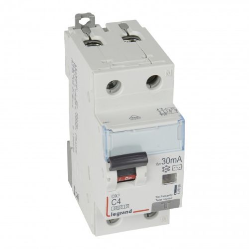 Picture of Kombikaitselüliti (RCBO) DX3, 1P+N, 25A, C, 6/10kA, AC, 30mA, 2mod, Legrand 