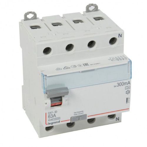 Picture of Rikkevoolukaitse DX3-ID, 4P, 63A, A, 300mA, Legrand 