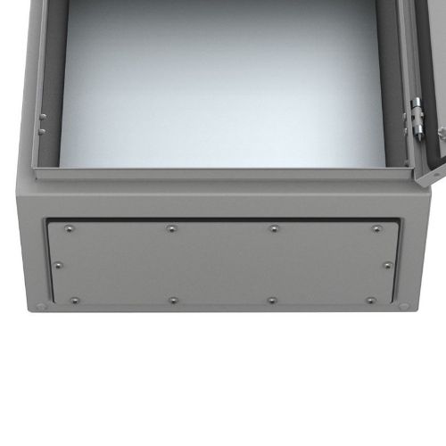 Picture of Läbiviigu plaat, AF‑tüüp, 1 × 542 × 88 mm, tsingitud, metall. nVent Hoffman