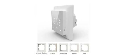Изображение Termostaat puutetundlik HL-05, WIFI, 16A, 230V 1...50C põrand/õhk, IP20, valge 