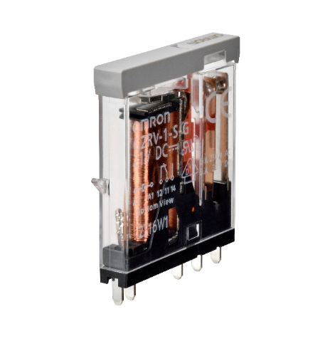 Picture of Minirelee 6.2 G2RV, 1CO, 6A, 24VACDC G2RV-SR00-le, Omron 