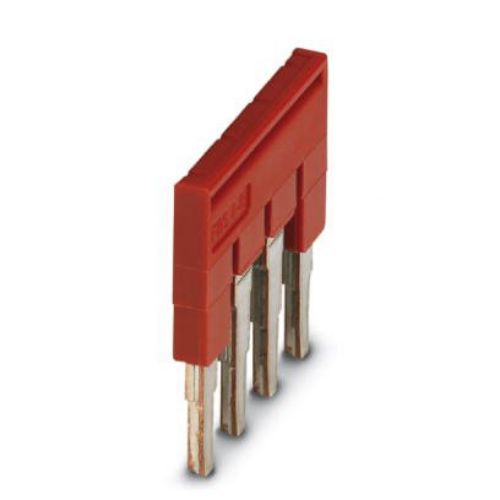 Изображение Sild riviklemmile 4mm², 4 pos, punane, Phoenix 