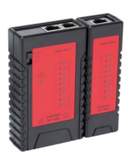 Изображение LAN-tester sidekaablitele RJ45, Cat5, Cat6, RJ10/11/12 (lisada 9V patarei) Velleman