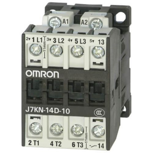 Picture of Kontaktor J7KN, 3P, 10A, 4kW, 1NO, 110VAC, Omron