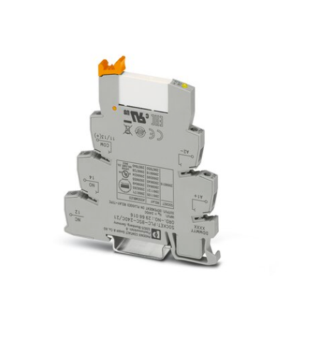 Picture of Minirelee + pesa (6.2mm) ,1CO, 6A, 24VDC, LED, ( kruviklemm), Phoenix 