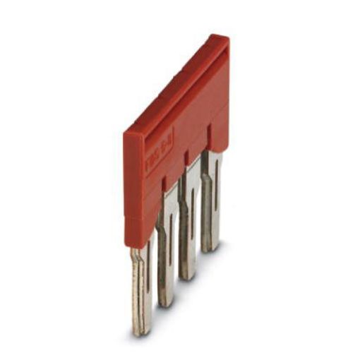 Изображение Sild riviklemmile 6mm², 4 pos, punane, Phoenix 