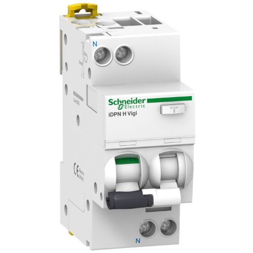 Изображение Kombikaitselüliti (RCBO) Acti 9 iDPH H Vigi, 1P+N, 16A, C, 30mA, A, 2mod, Schneider 