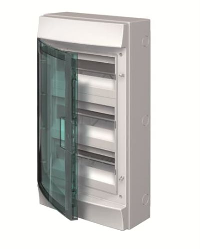 Изображение Pinnapealne moodulkilp Mistral 36m(3x12) läbipaistva uksega IP65 PE/N latiga, ABB 