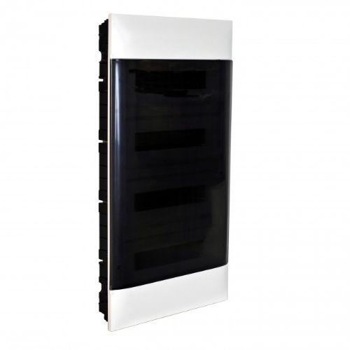 Picture of Süvistatav moodulkilp kiviseina Practibox S, transparent uks 72m(4x18), IP40, PE/N latiga, Legrand 