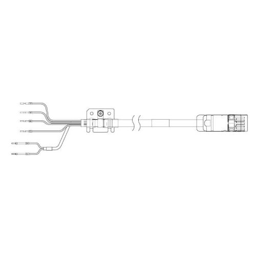 Picture of 1S jõukaabel 20m, 400V, 4-5.5kW, pidur, Omron 