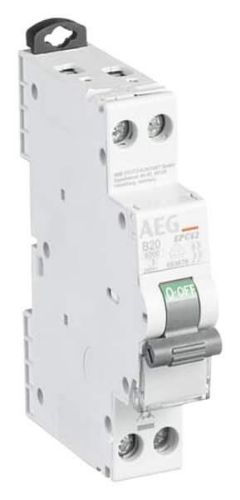 Picture of Moodulkaitselüliti EPC60, 2P, 10A, B, 6kA, 1mod, Unibis, AEG 