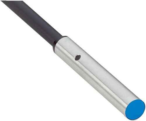 Picture of Miniatuurne ind.andur IHM, Ø4mm, Sn=0.8mm, Shielded, PNP-NC, kere 25mm, 2m kaabel 3-wire, SICK 