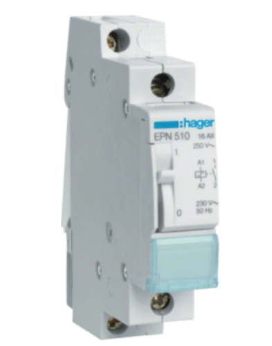 Picture of Impulsrelee 1NO,  230V-16A (230VAC/110VDC) 1 mood. Hager