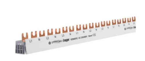 Picture of Voolukamm 4P, 16mm², L1 N L2 N L3 N, FORK, 54m, Hager