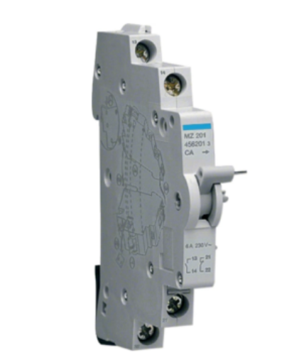 Picture of Abikontakt, 1NC+1NO, 230V AC, 6A, kaitselülititele 6kA, Hager