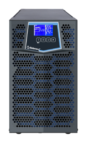 Picture of UPS ARES PRO Online 3000VA/W 1F/1F 230VAC 3+1xIEC 1xSchuko aku 9min50% 192x620x319mm, Ablerex