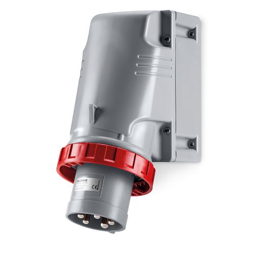 Picture of Seinapistik 125A 5P 6H 400VAC IP67 (ava M63), CEE, Optima, SCAME 