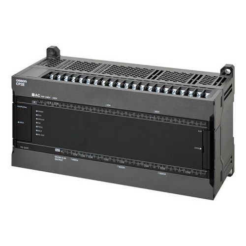 Picture of CP2E, 4kStep/kWord, 230VAC 36DI 24DO (relee), 1xRS-232, laientatav max +3, Omron 