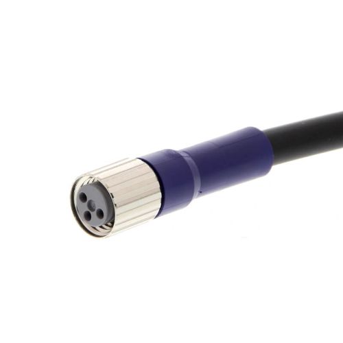 Picture of Andurikaabel PVC + pesa, IP67, -10...+65 C, ( 5m + M8 3-pin ), Omron 