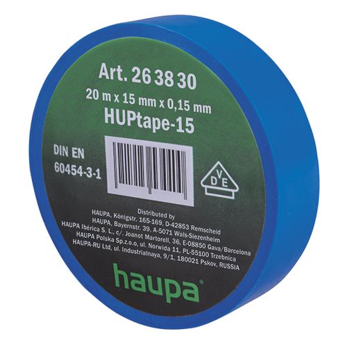 Picture of PVC Isoleerteip Sinine 20m15mm -30c-+105c UV-kindel Haupa 
