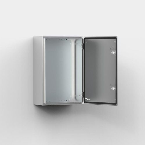 Picture of Roostevaba metallkilp 300x200x150 IP66 mont. plaadiga, nVent Hoffman 