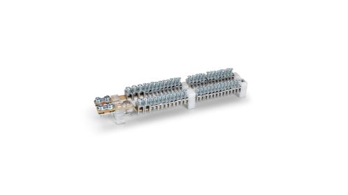 Picture of N/PE-latt Cu, N 2x16mm²+28x6mm², PE 3x16mm²+28x6mm², lühistatav, ka kiudjuhtmele, 500V 82A, Ensto 