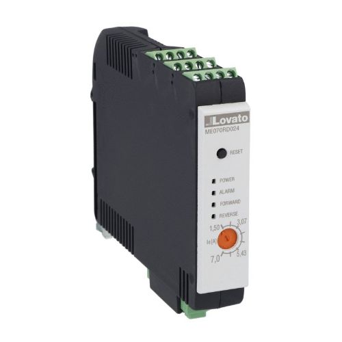 Picture of Hübriid reverseeritav starter 24VDC, 3f 400VAC, 7A, termokaitse, Lovato 