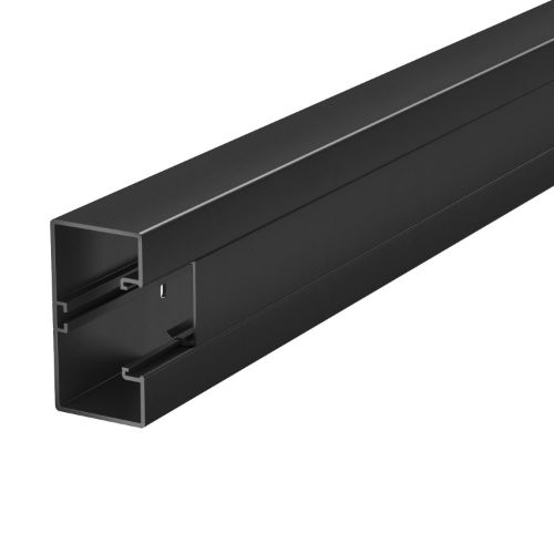 Picture of Seadmekarbik, Rapid 45-2 1-osaline, 53x100x2000mm, PVC, sügavmust,  RAL 9005, OBO 