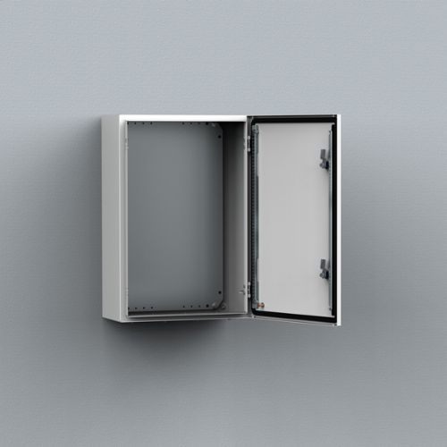 Picture of Metallkilp 400x300x210 IP66 mont. plaadiga (kaablisisestus plaat AFA01R5, 1 ava) , nVent Hoffman 