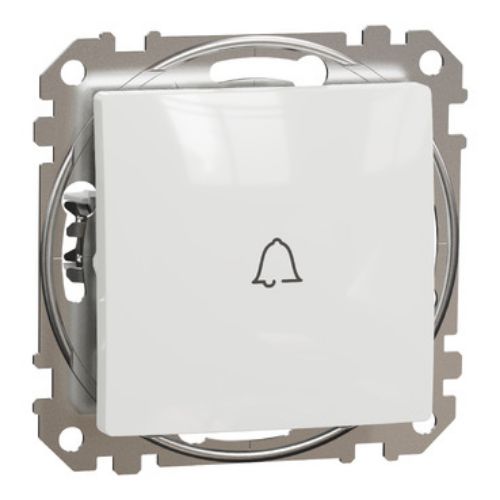 Picture of Surulüliti kella sümboliga, 10A, vedruklemm, IP20, valge, SEDNA DESIGN