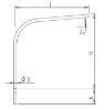 Picture of Konsool P L2,5m 60/48mm 