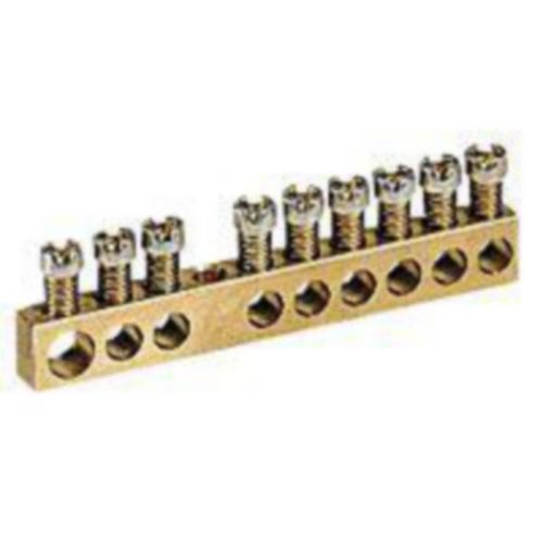 Picture of Messinglatt 1x6-25mm2, 14x1.5-16mm2, l122mm, Legrand 