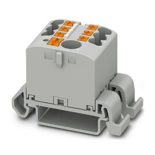 Picture of Jaotusklemm PTFIX 6mm²/6x2.5mm², hall, DIN-liistu kinnitusega (hor), Phoenix 