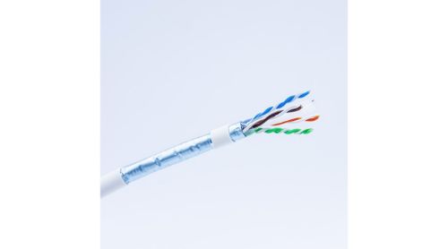 Picture of Arvutikaabel F/UTP Cat.6, HF Dca 4x2xAWG23 varjestatud K305, valge (400143) 