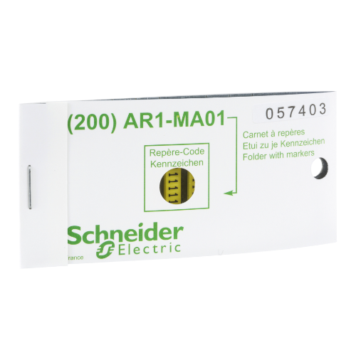 Picture of Kaablimärgis DZ5CA kollane, sümbol T, 200tk/pk, Schneider