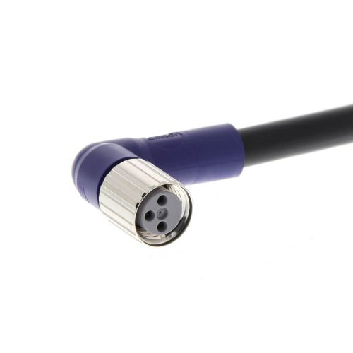 Picture of Andurikaabel PVC + pesa 90°, IP67, -10...+65 C, ( 5m + M8 3-pin ), Omron 