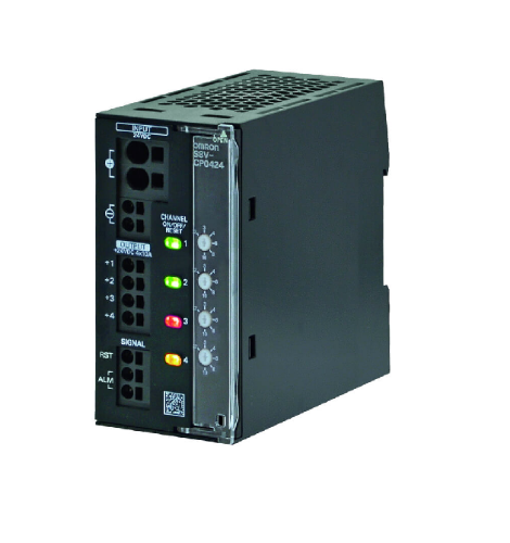Изображение Elektrooniline kaitselüliti S8V, 4 kanalit, maks. 10A kanali kohta, alarm, 24 VDC, Omron 