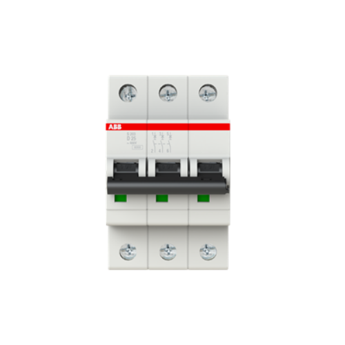 Picture of Moodulkaitselüliti S200 3P, 25A, D, 6kA, ABB 