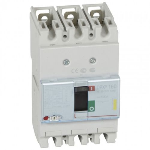Picture of Kompaktkaitselüliti DPX3-160, 3P, 100A, TM vabasti 0.8-1In, Im=fix, 16kA, Legrand 