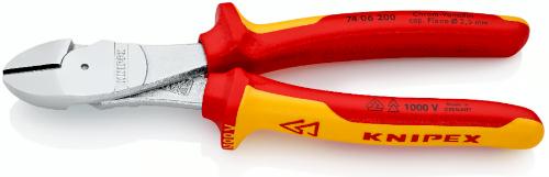 Picture of Lõiketangid ,suure jõuõlaga, pikendatud külglõikurid VDE 1000V 200mm KNIPEX 