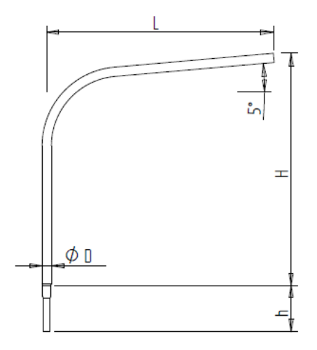 Picture of Konsool P 76mm/L2,5m 