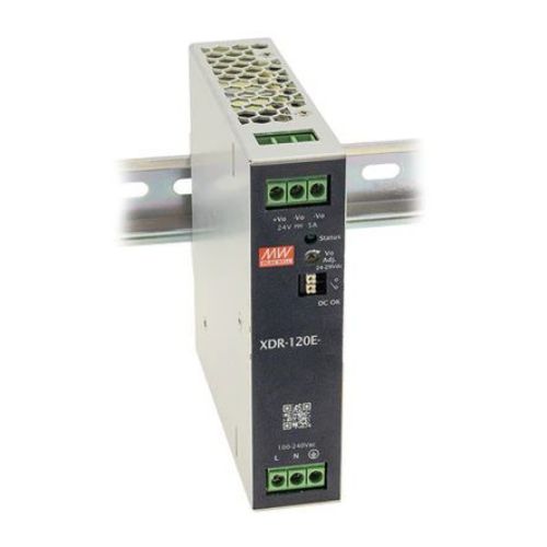 Изображение Toiteplokk XDR-E, 24VDC 5A 120W, 86-264VAC/120-370VDC, Mean Well 