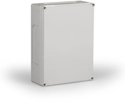 Picture of Polükarbonaatkarp Cubo C, 300x400x132mm, IP66/67, halli kaanega, 4xF2 avad, Ensto 