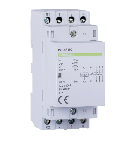 Picture of Moodulkontaktor Ex9CH20, 4NO, 20A AC1, 230VAC, 2 moodulit, Noark