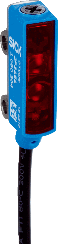 Picture of Fotoandur Objektilt (BGS), Sn25...90mm, PNP, Light switching, IP67, 0.2m kaabel M8 3-pin, SICK 
